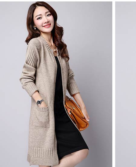 秋裝新風(fēng)尚 長款毛衣外套，優(yōu)雅與保暖的完美結(jié)合